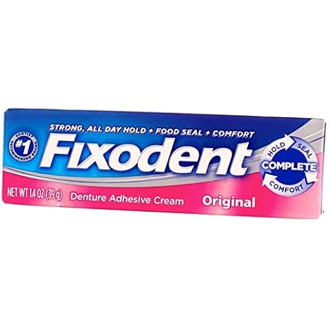Fixodent Denture Adhesive Cream Original 1.40 oz (Pack of 2) Cover