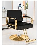 Vollständig verstellbar: Mit einer 360-Grad-Schwenkfunktion und einer Hochleistungshydraulikpumpe kann unser Friseurstuhl ganz einfach nach Ihren Wünschen um 4 Zoll nach oben und unten verstellt werden. Er hat eine maximale Gewichtskapazität von 330 Pfund und ist sowohl für Männer als auch für Frauen geeignet.