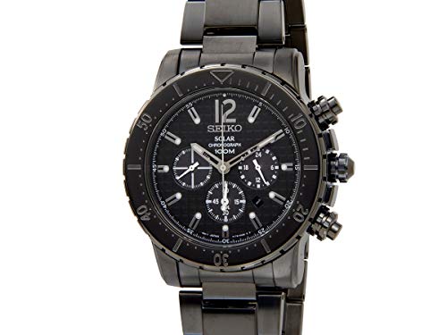 [�Z�C�R�[]SEIKO �N���m�O���t Chronograph �����Y �r���v SSC225P1 �N���m�O���t �\�[���[ �u���b�N [���s�A���i]