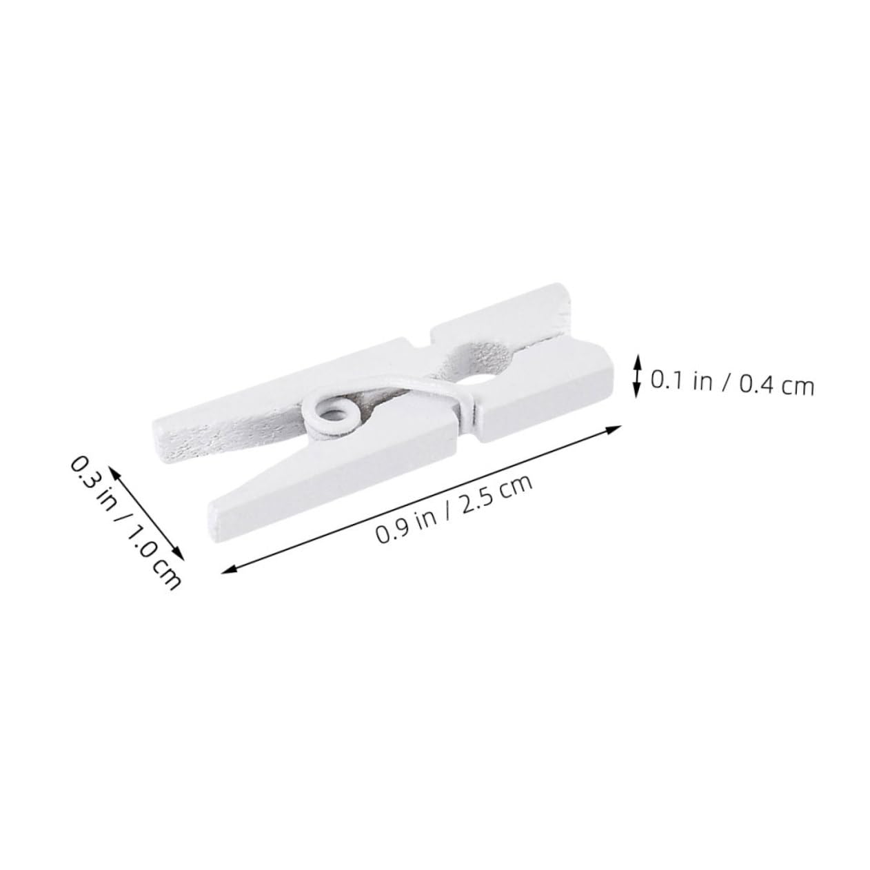 400piezas Carpeta de Fotos de Madera de Clips Pequeños de Madera Pinzas de Ropa para Manualidades Clips para Fotos para Exhibición la Pared Reutilizables para Tarjetas Imágenes