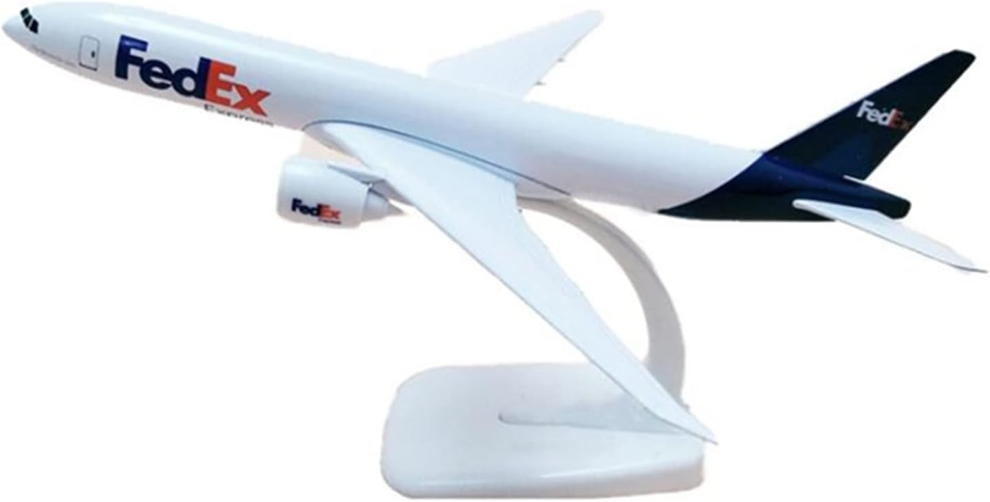 20cm Fit for Cargo Logistics Boeing B777 Airplane Model Ornament Souvenir Miniature Collectible Hobby Playgame Kit