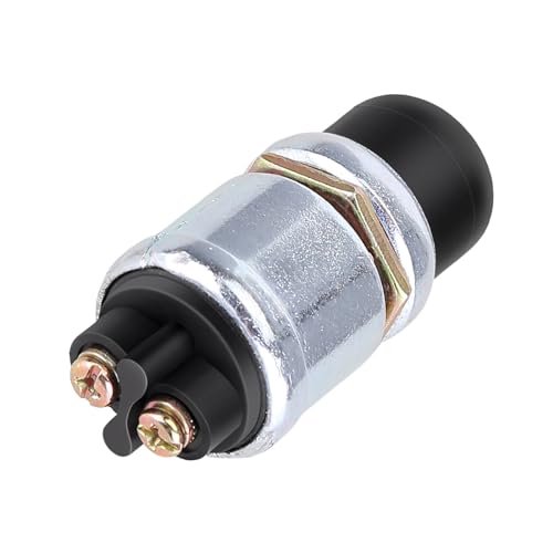 Pushbutton Switch, Car Push Start Starter, Push Button Switch Jk260, Waterproof Switch, Push Button Horn, Engine Start Starter for Car Boat Track 12v, for Easy Vehicle Ignition