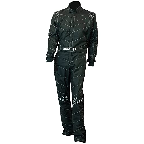 Zamp ZR-50 One Piece Racing Suit Dirt Racing Suit (Black, X-Large)