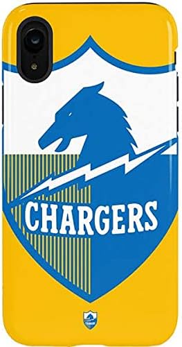 Skinit Pro Phone Case Compatible with iPhone XR - Officially Licensed NFL Los Angeles Chargers Team Jersey Design