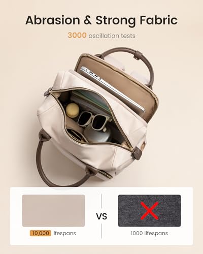 Image of LOVEVOOK Laptop Backpack for Women with XL Cup Pocket, Work Travel College