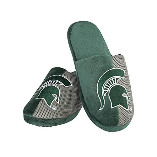 Image of FOCO Oklahoma Sooners NCAA Mens Team Logo Staycation Slippers