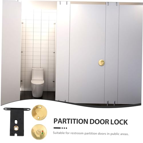 Serrure pour toilettes publiques à signalisation occupée vacante robuste