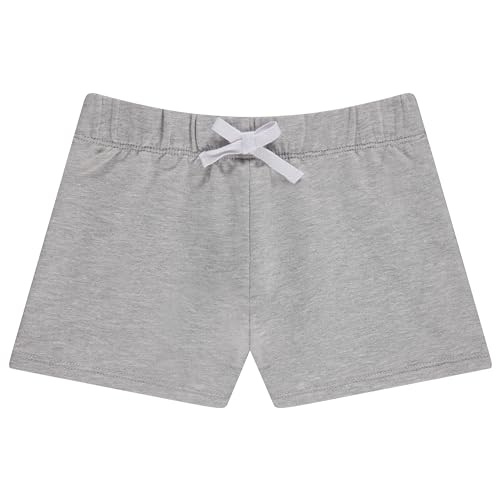 Image of BTween 4 Pack Girls Shorts, Cotton French Terry Shorts for Girls, Kids Summer Clothing