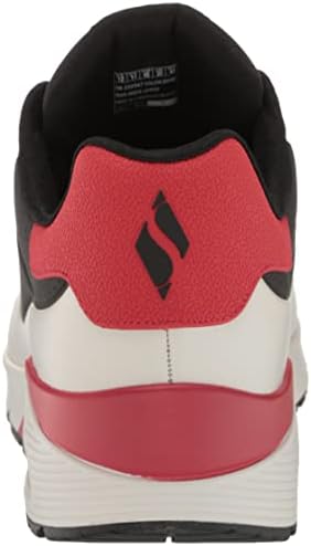 Skechers Men's UNO-Back LIT Sneaker, BKRD, 11.5 | Image 2