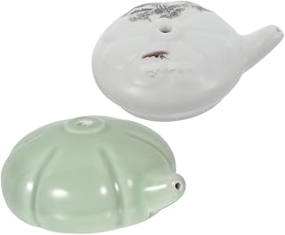 2piezas Gota De Tinta De Cerámica Gotero Para Caligrafía Recipiente Para Pintar Material De Oficina Para Decoración De Estudio y Uso Tinta y Agua