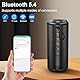 Bluetooth Lautsprecher, Musikbox Bluetooth 5.4 mit RGB Lichter, Tragbarer Musikbox Box Freisprechfunktion für Phone, 15h Akku, IP7 Wasserdicht TWS Paarung Fantastischer Sound Geeignet Outdoor/Party