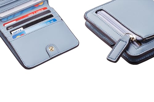 Toughergun NP00833 Wallet Women Rfid Blocking Small Compact Bifold Luxury Leather Pocket Wallet Ladies Mini Purse thumb #8