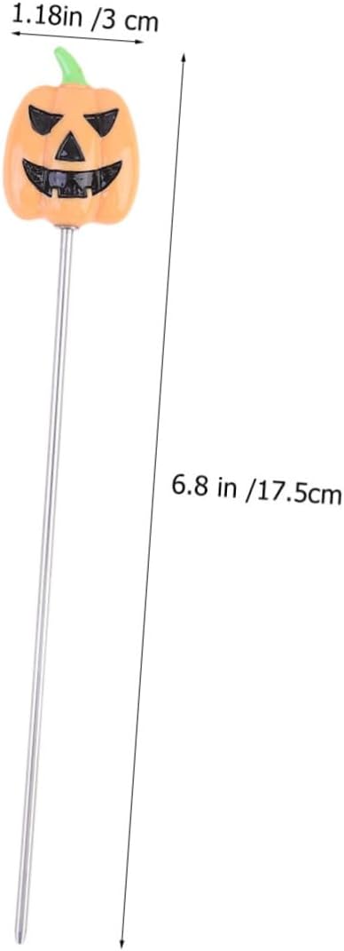 4pcs Stainless Steel Cake Tester Probe Pumpkin Shape Baking Tool for Muffins and Biscuits Easy to -grade Cooking Tool for Baking Results