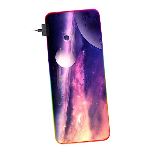 Tapis de souris de jeu space violet SEWACC idéal pour le streaming et le bureau