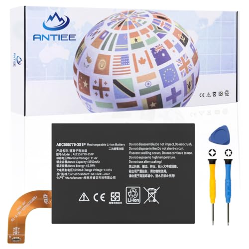 ANTIEE AEC555779-3S1P Battery Replacement for GPD Win 3/4 2023 565774-3S 45.05W 11.55V 3900mAh with Installation Tools