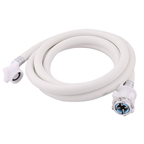 Ruilogod Conector de manguera de entrada de tubería de agua de la lavadora PVC 9.8 pies