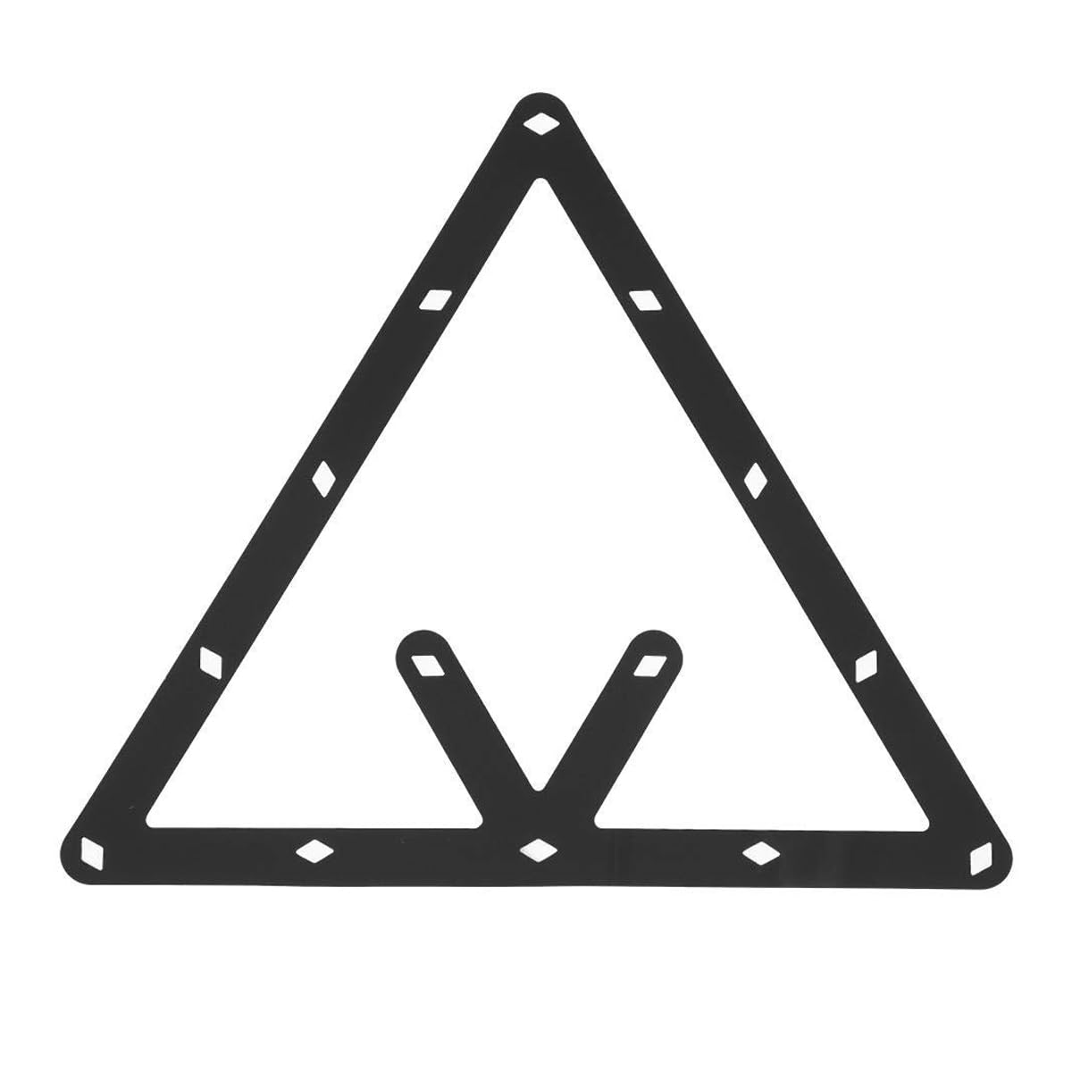 Magic Rack PRO Set da 6 Triangoli da Biliardo Preciso Durevole 8 9 10 Palle