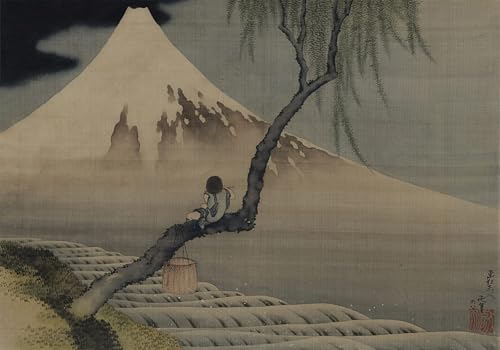 Toile moderne Hokusai : insufflez la sérénité du mont Fuji dans votre salon