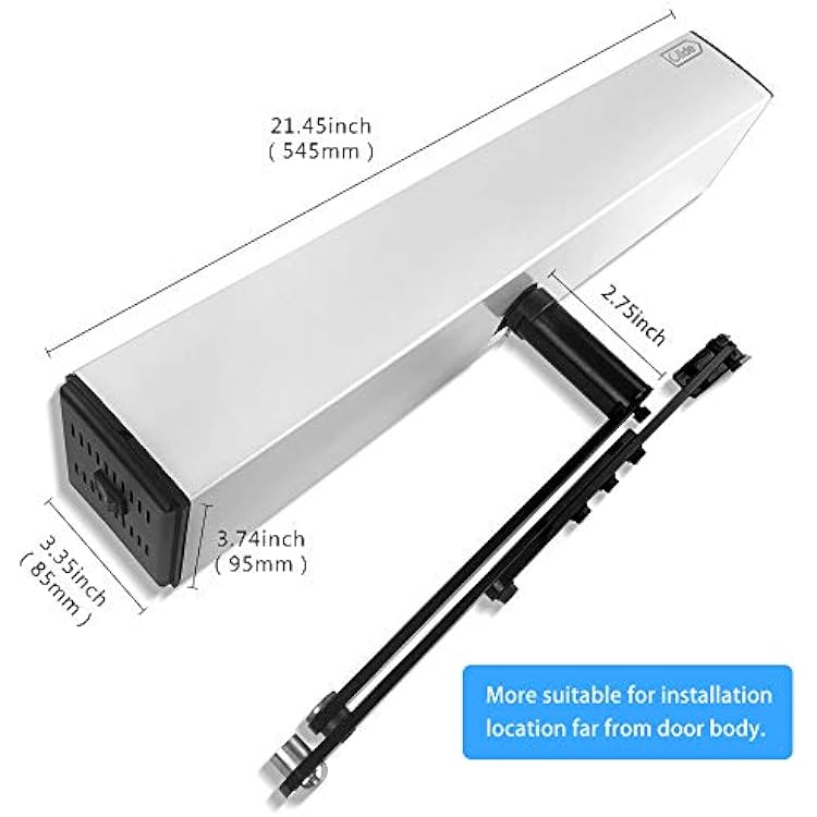 Olideauto DSW120 Handicap Door Openers for Disabled People+2pcs Wireless Handicapped Push Switches+2-3/4'' Extend Spacer