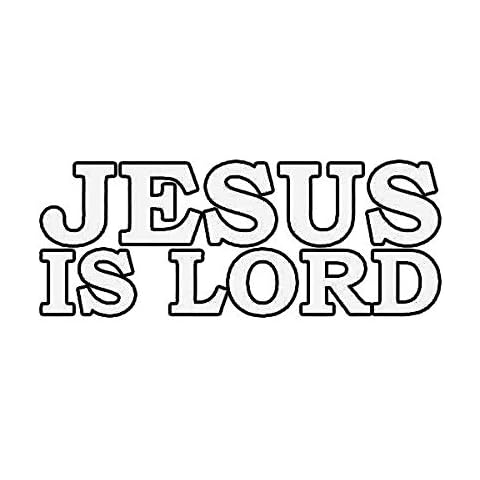 ION Graphics Magnet Jesus is Lord Magnetic Vinyl Die Cut Decal Christian Christ Religious v2 5" Car Magnet Bumper Sticker Cover