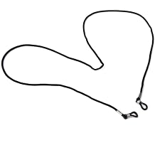 Black Nylon Eyeglasses Cord Skid Neck String for and Sunglasses Thick Eyewear Holder Easy to Use Fits All Head