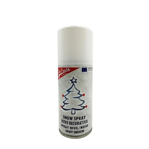 VIRSUS Bomboletta Spray di Neve Artificiale Bianca 7352, capacità da 150 ml, Neve Finta a spruzzo Decorativa per Albero di Natale, Presepe, Finestre e Vetrine, per Feste ed Eventi (1)