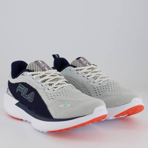 Tenis Fila Duality Masculino,Branco/Marinho/Laranja,41
