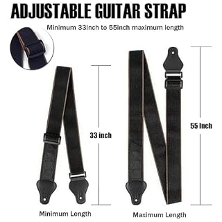 HUIOP Sangle en coton pour guitare Folk,électrique,en pur coton,avec ceinture à défilement,5 palettes et 2 boucles en caoutchouc,Sangle en coton pour guitare - Les Beatles, Paul McCartney, John Lennon, RIngo Starr, George Harrison HUIOP Sangle en coton pour guitare Folk,électrique,en pur coton,avec ceinture à défilement,5 palettes et 2 boucles en caoutchouc,Sangle en coton pour guitare – Image 5