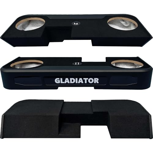 Q Power Dual 10" Underseat Subwoofer Box