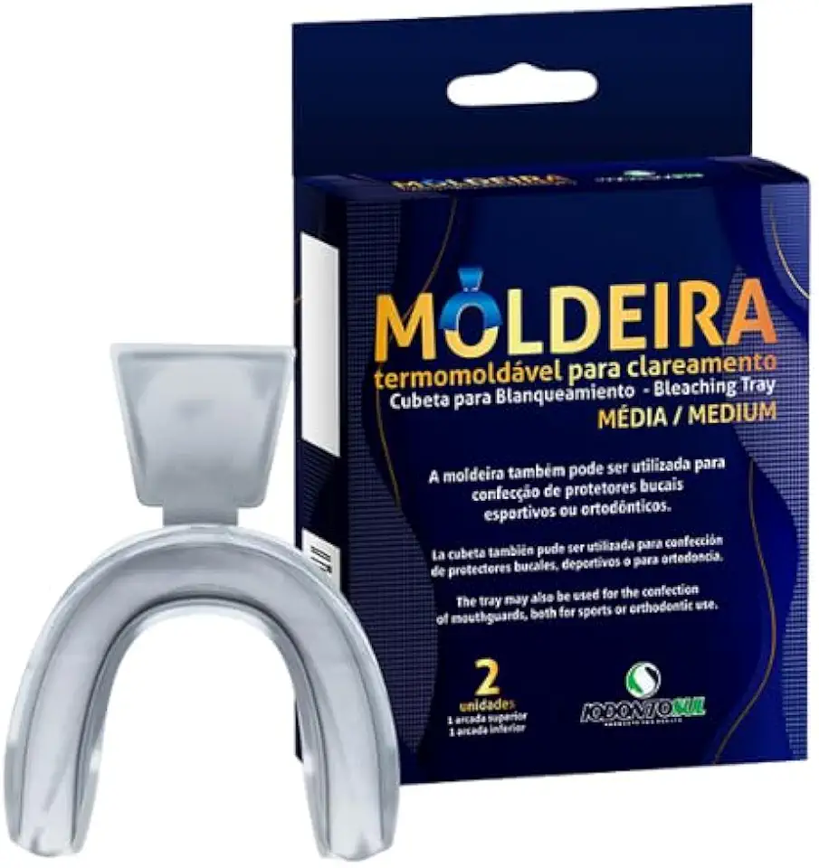 Moldeira para Clareamento e Bruxismo TermoMoldável Premium c/2 Un Iodontosul