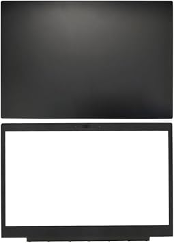 Laptop LCD Top Back Rear and Front Bezel Cover Case Compatible for Lenovo Thinkpad T15p Gen 2 P15v Gen 2 5CB0Z69441 AP1GT000300AYL 5B30Z38912 Black