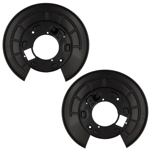 XYZ Parts Rear Brake Brake Disc Dust Shields Splash Guards Covers Compatible with Land Rover Range Rover Sport L320 2005-2013 Drivers & Passengers Side Replacement