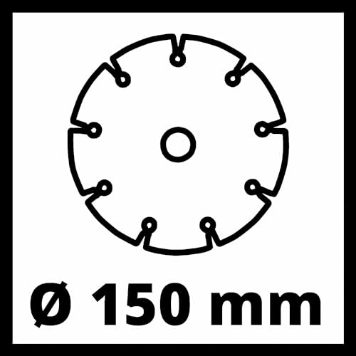 Miniatura 8 de Einhell Rozadora Te-Ma 1700 1700 W, Ajuste De Anchura De Corte Hasta 38 Mm, Profundidad De Corte Hasta 40 Mm, Arranque Suave, Protección Contra Sobrecargas, Incl. Discos De Corte De Diamante
