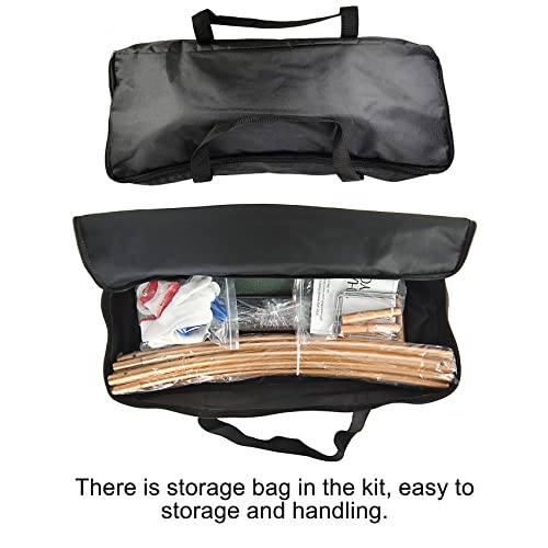 Rose Gold Circle Arch For Balloons Flower, Uniideco 6.6 Ft Circular Metal Aluminum Alloy Round Frame Arbor Wedding Arches, Gender Reveal Baby Shower Decorations Birthday Photo Ring Backdrop Stand #TOP6