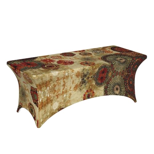 Nappe extensible élasthanne EdWal anti-pli pour table rectangulaire 1,8m - 4