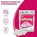 100% Xylitol Vitamin Gum | Sugar-Free, Natural Flavor | Energy Booster, Low Dose Caffeine for Sensitive Individuals | L-Theanine, Vitamin B Series | NO Artificial Flavor/Colors | 60 Count (Natural Strawberry, Natural Sweeteners)