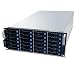 Produktbild FANTEC 1873 SRC-4240X07 19" 4HE 680mm Storage Gehäuse (24x SAS/SATA Einschübe mit je 2 Status LEDs, Einschübe für 3,5" und 2,5" Datenträger, USB 2 Anschluss, 2x 80mm Lüfter)