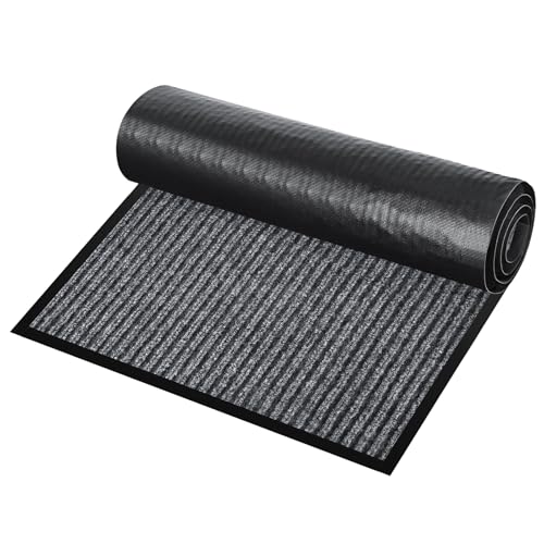 ToLanbbt Commercial Floor Mat 3' x 6' Front Door Mat Extra Large, Industrial Hallway Runner Rug Heavy Duty Outdoor Indoor Utility Mat Low Profile Entryway Carpet Non Slip Backing for Home Office