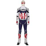 Adult Winter Soldier Costume Falcon Captain Cosplay Suit Halloween Role Play Outfits
