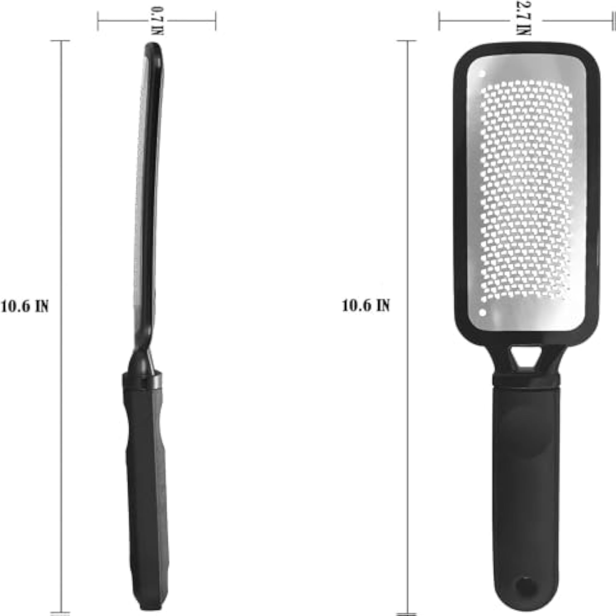 Foot Scrubber Callus Remover with Stainless Steel, Pack of 3