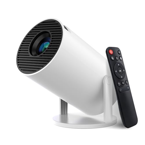 Image of Mini Projector with WiFi and Bluetooth, Built-in App,1080P 4k Supported Portable Movie Projector, 130" Display Home Theater Video Projector, Compatible with TV Stick, HDMI, USB, Smartphone, and Laptop
