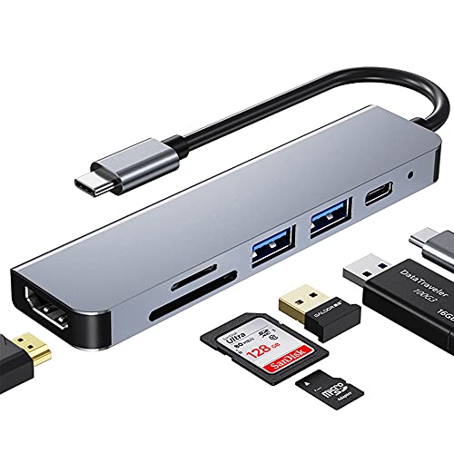 USB Cハブ 4K HDMI、VGE 6イン1 USB CマルチポートUSB 61etYKAgF6L._UF350,350_QL50_.jpg