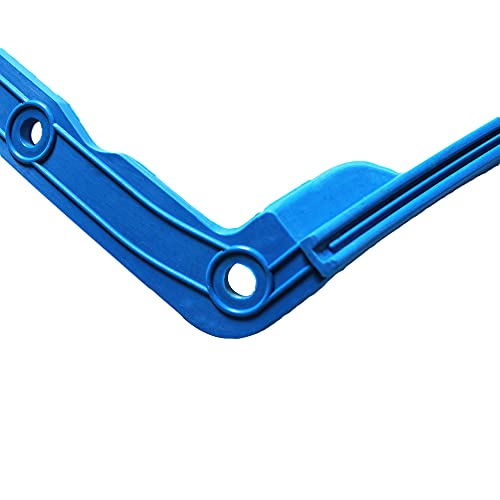 Image of SBC Oil Pan Gasket Blue Steel Core Rubber for 1980-1985 Chevy 283 327 350 383 400