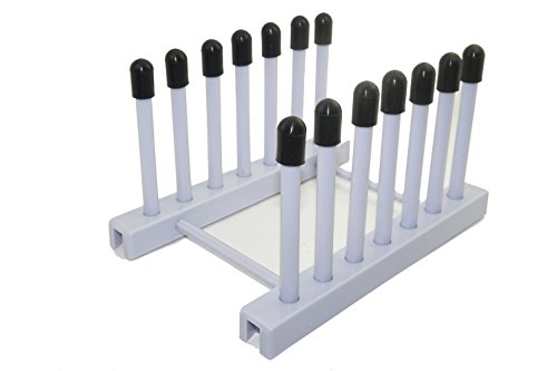 Vinyl Record Storage Holder Stand Cleaning Device Drying Rack Display &ndash; Vinyl Plastic and Silicone...