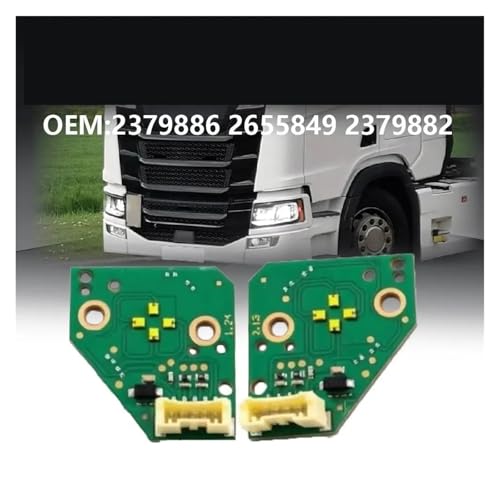 Chip de fuente de luz faros Scania soluciona DRL atenuado LED blanco 2