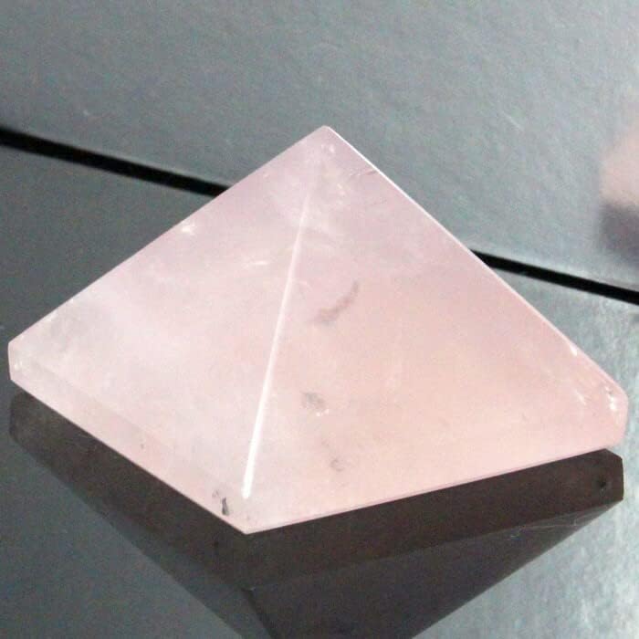 ローズクォーツ ピラミッド 原石 瞑想 ヒーリング Pyramid 置物 ピラミド 石 浄化 クラスター Rose Quartz 紅