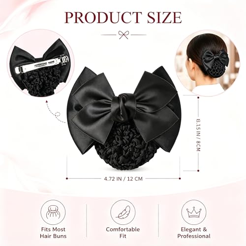 Accesorios para el cabello TXIN 9 piezas con lazos de satín miniatura 2