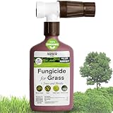 Organic Fungicide for Lawns, Trees & Shrubs – 16oz Ready-to-Spray – Lawn Fungicide for Brown Patch, Rust, Grubs, Disease & Moss – Safe for Grass, Kids & Pets – Lawn Care & Fungus Control