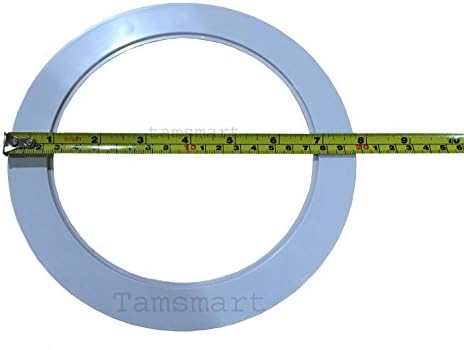Tamsamrt 6" Inch Over Size White Light Trim Ring for Recessed Can and Oversized Light Fixture
