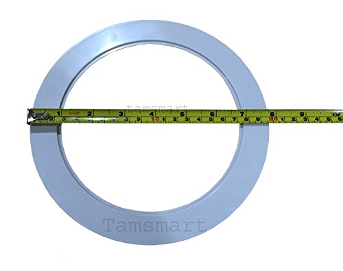6 Inch Over Size White Light Trim Ring for Recessed Can and Oversized Light Fixture